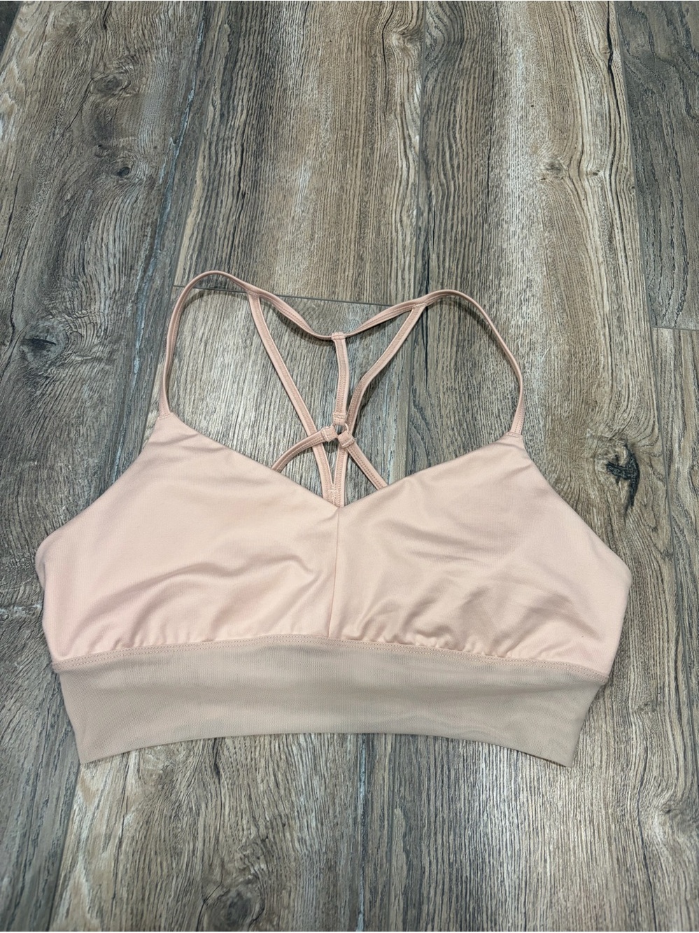 ALO Yoga Blush Strappy Sports Bralette